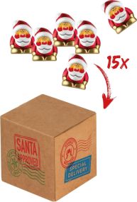 Mini-Cargo Santas als Werbeartikel