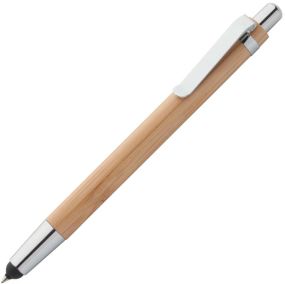Touchpen mit Kugelschreiber aus Bambus Tashania als Werbeartikel