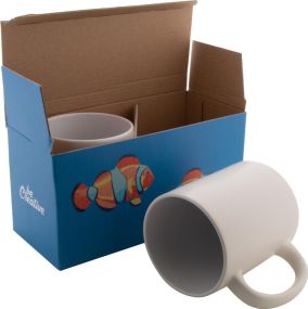 Doppel-Tassenbox CreaBox Mug Double als Werbeartikel