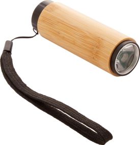 Bambus-Taschenlampe Bloomen als Werbeartikel