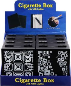 USB-Feuerzeug/Zigaretten-Box Atomic