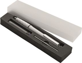 Uma-Pen Metall-Drehkugelschreiber 2in1 als Werbeartikel