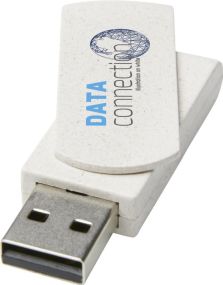 Rotate Weizenstroh USB-Stick als Werbeartikel