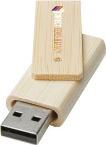 USB-Stick Rotate aus Bambus als Werbeartikel