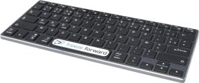 Hybrid Bluetooth Tastatur – AZERTY als Werbeartikel