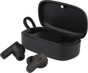 Loop TWS-Ohrhörer aus recyceltem Kunststoff als Werbeartikel