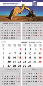 5-Monats-Wandkalender Complete 5, 3-sprachig