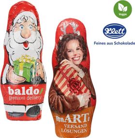 MIDI-Schoko-Weihnachtsmann als Werbeartikel
