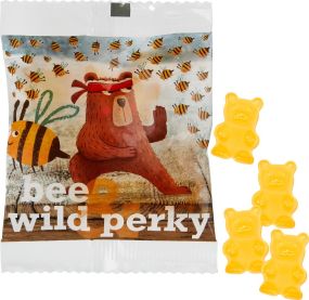 Honigbärchen im kompostierbarem Tütchen als Werbeartikel