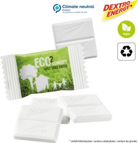 DEXTRO ENERGY* im Papierflowpack als Werbeartikel
