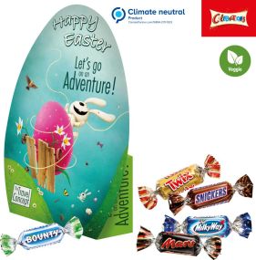 Konturen-Schachtel "Ei" mit Celebrations® als Werbeartikel