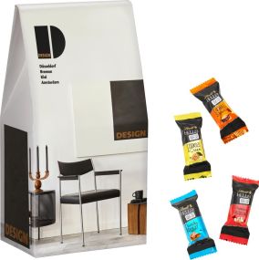 Maxi-Promo-Pack mit Hello Mini Stick Mix von Lindt als Werbeartikel