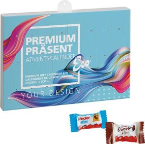Premium Präsent-Adventskalender ECO, Kinder Mix - kleine Menge als Werbeartikel