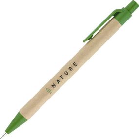 Schreibset Leaf mit Kugelschreiber und Minenbleistift als Werbeartikel