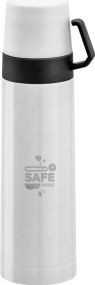Thermoskanne aus Edelstahl und PP, 490 ml Safe als Werbeartikel