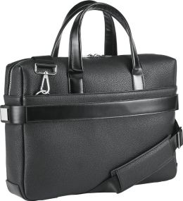 Executive Aktentasche aus Poly-Leder für 15.6" Laptop Empire Suitcase II als Werbeartikel