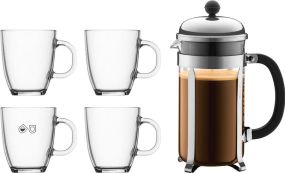 Kaffeepresse aus Plastik Chambord Set als Werbeartikel