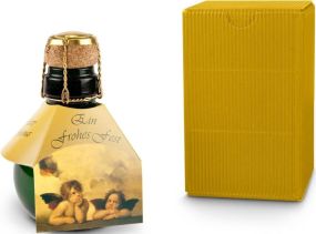 Präsentartikel: Kleinste Sektflasche: Weihnachts-Raffael als Werbeartikel