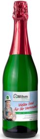 Sekt Cuvée - Flasche grün - 0,75 l als Werbeartikel
