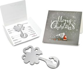 Key Tool im Motiv-Mäppchen Merry Christmas als Werbeartikel