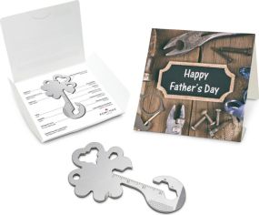 Key Tool im Motiv-Mäppchen Happy Fathers Day als Werbeartikel
