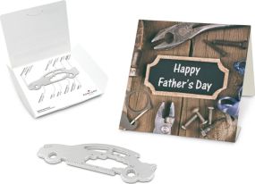 Key Tool im Motiv-Mäppchen Happy Fathers Day als Werbeartikel