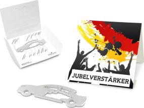 Key Tool im Motiv-Mäppchen Deutschland-Fan als Werbeartikel