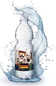 500 ml PromoWater – Mineralwasser zur Fußball EM mit Kohlensäure, Hergestellt in Deutschland