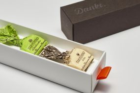 Individualisierbare Mini Dankebox - Tartufi aus dem Piemont als Werbeartikel
