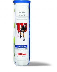 Wilson Tour Club Tennisbälle in 4-Ball-Tube