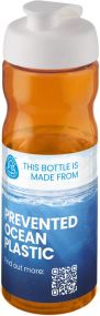 Sportflasche H2O Eco mit Klappdeckel 650 ml als Werbeartikel