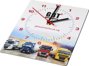 Wanduhr Brite-Clock®, rechteckig als Werbeartikel