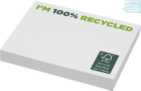 Sticky-Mate® recycelte Haftnotizen 100 x 75 mm als Werbeartikel