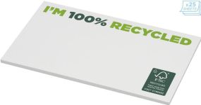 Recycelte Haftnotizen Sticky-Mate® 127 x 75 mm - 25 Blatt als Werbeartikel