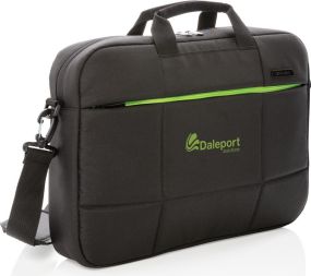 Soho 15.6" Business Laptop-Tasche aus RPET, PVC-frei als Werbeartikel