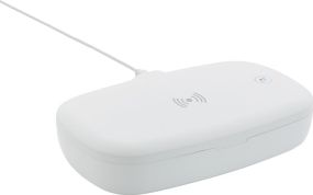 UV-C Sterilisations-Box mit 5W Wireless Charger als Werbeartikel