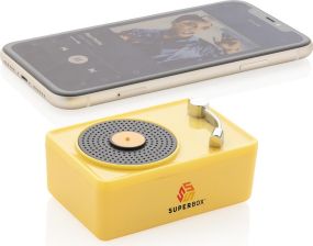 Kabelloser Lautsprecher Mini Vintage als Werbeartikel