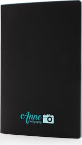 Softcover Notizbuch mit farbigem Beschnitt als Werbeartikel