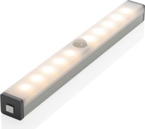 Wiederaufladbare LED Leiste mit Bewegungssensor, medium als Werbeartikel