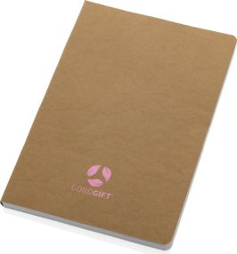 Salton Luxus Kraftpapier Notizbuch A5 als Werbeartikel