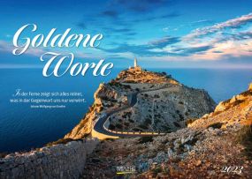 Fotokalender Goldene Worte als Werbeartikel