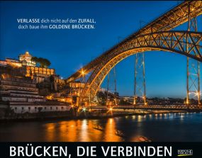 Korsch Kalender Brücken, die verbinden als Werbeartikel