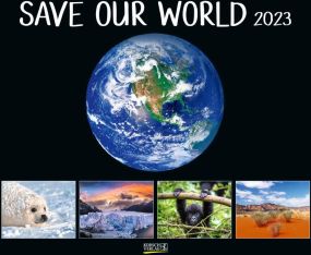 Fotokalender Save our World als Werbeartikel