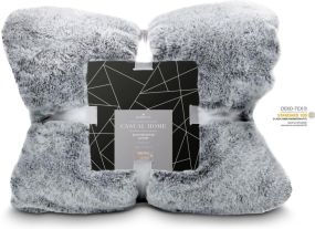 Luxury Decke Fur-Feeling 150 x 200 cm, 530 g/m² als Werbeartikel
