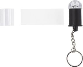 Schlüsselanhänger mit Taschenlampe Carly als Werbeartikel