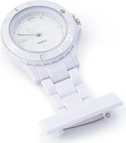 Krankenschwester-Uhr aus Kunststoff Simone als Werbeartikel