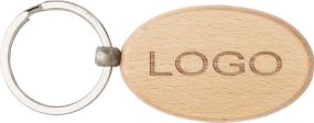 Schlüsselanhänger aus Holz Katherine als Werbeartikel