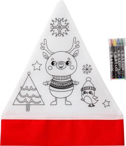 Weihnachtsmütze aus Non-Woven (80 gr/m²) Maryse als Werbeartikel
