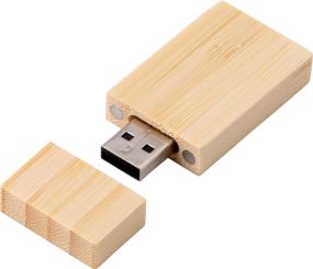 USB-Stick aus Bambus Mirabelle als Werbeartikel