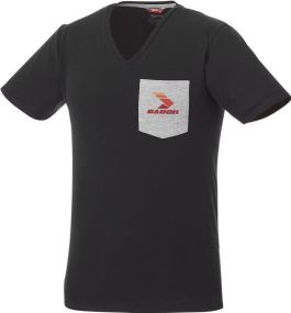 Herren T-Shirt Gully mit Tasche als Werbeartikel